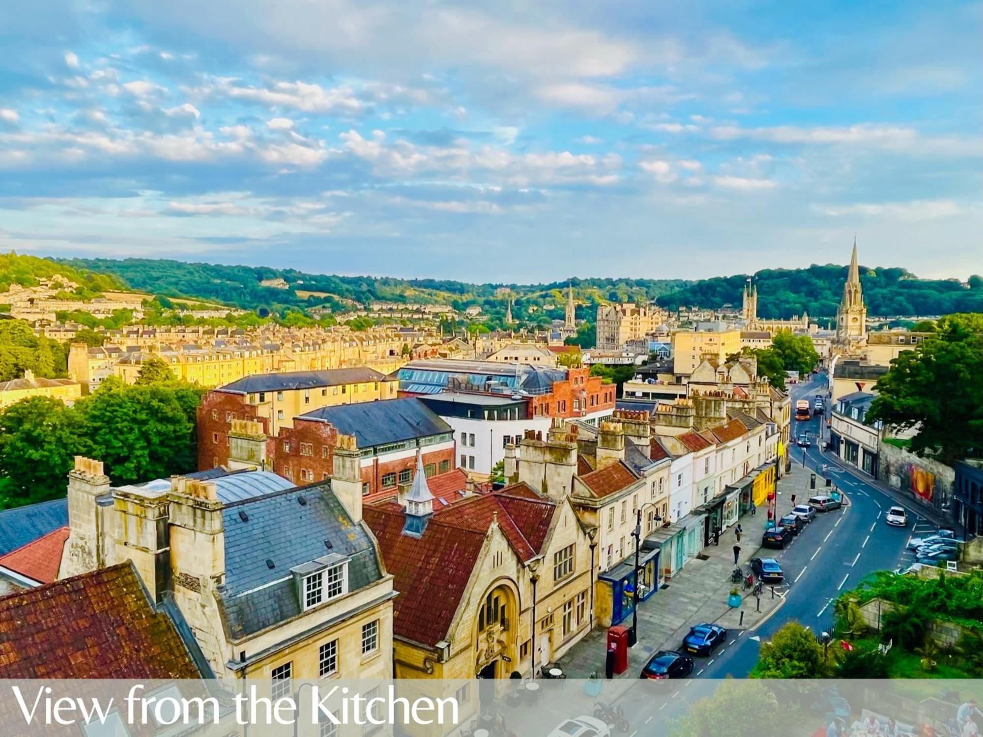 The Paragon Penthouse - Stunning Views Over Bath! Ngoại thất bức ảnh