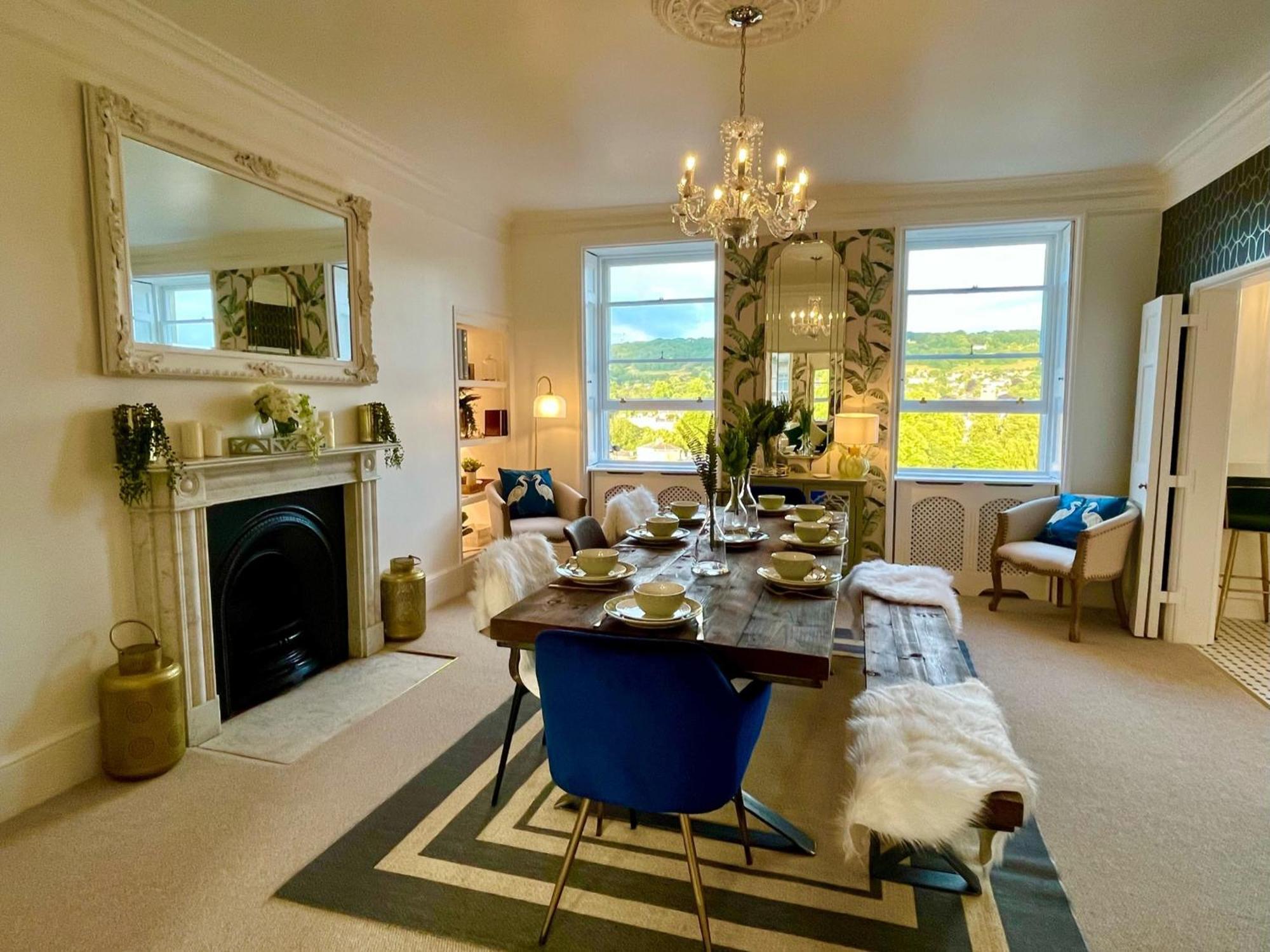 The Paragon Penthouse - Stunning Views Over Bath! Ngoại thất bức ảnh