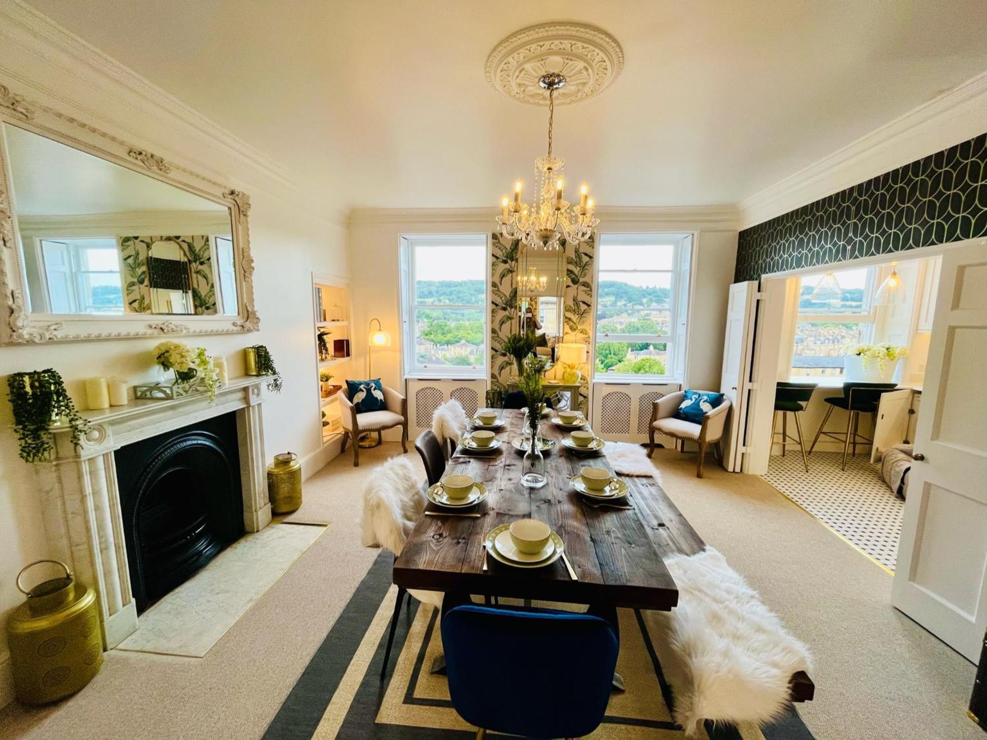 The Paragon Penthouse - Stunning Views Over Bath! Ngoại thất bức ảnh